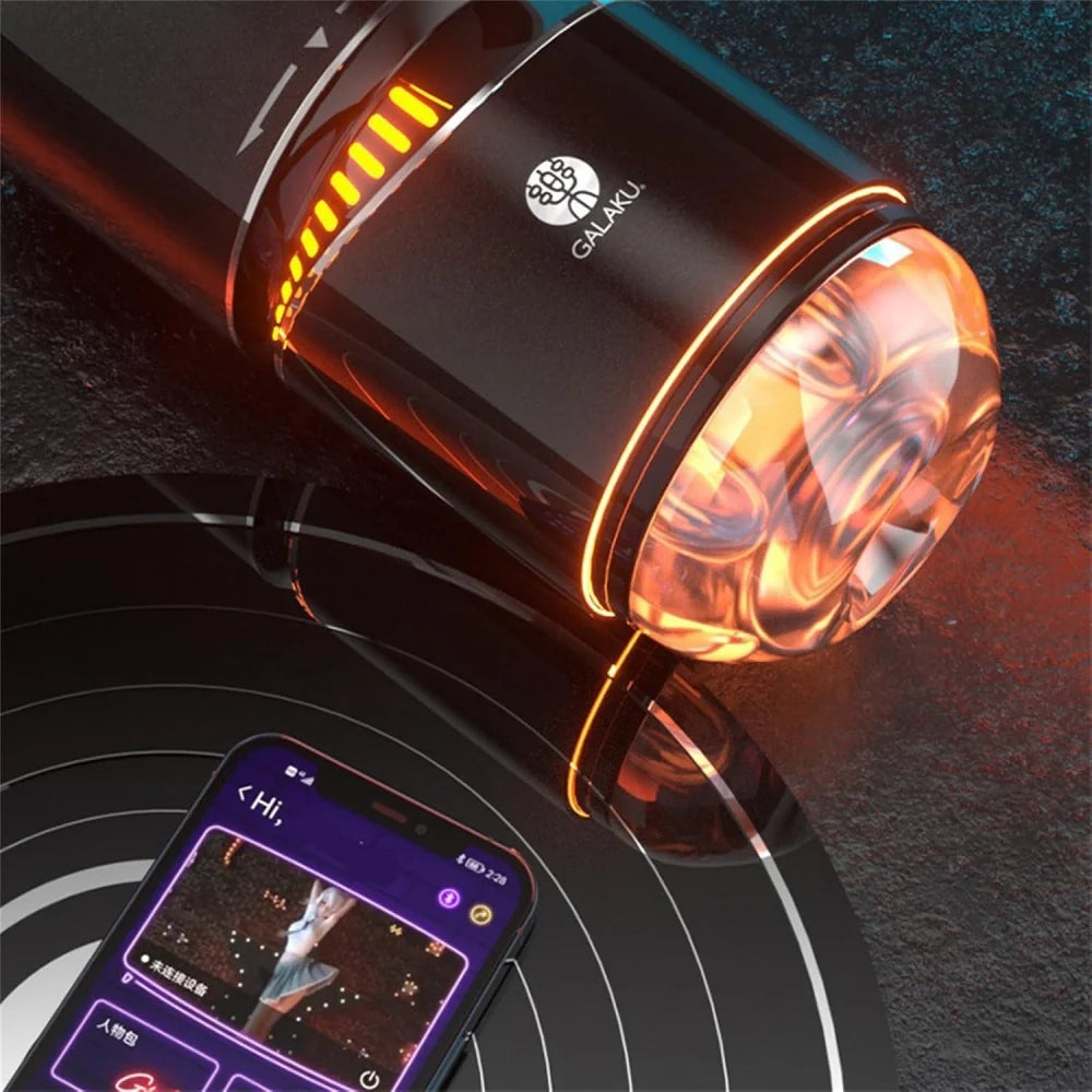 Venusfun Male Masturbator App Controlled with Rotating Vibrations and Adjustable Tight Fit
