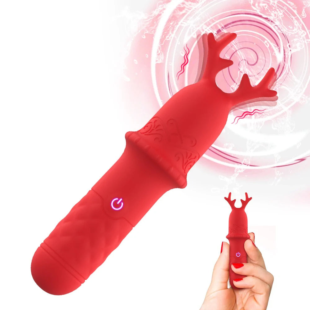 Venusfun Christmas Bullet Vibrator Portable G Spot and Clitoral Stimulator Female Gift Toy