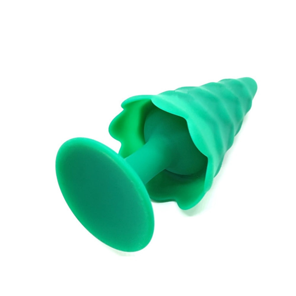 Venusfun Christmas Tree Shaped Silicone Anal Plug Butt Plug