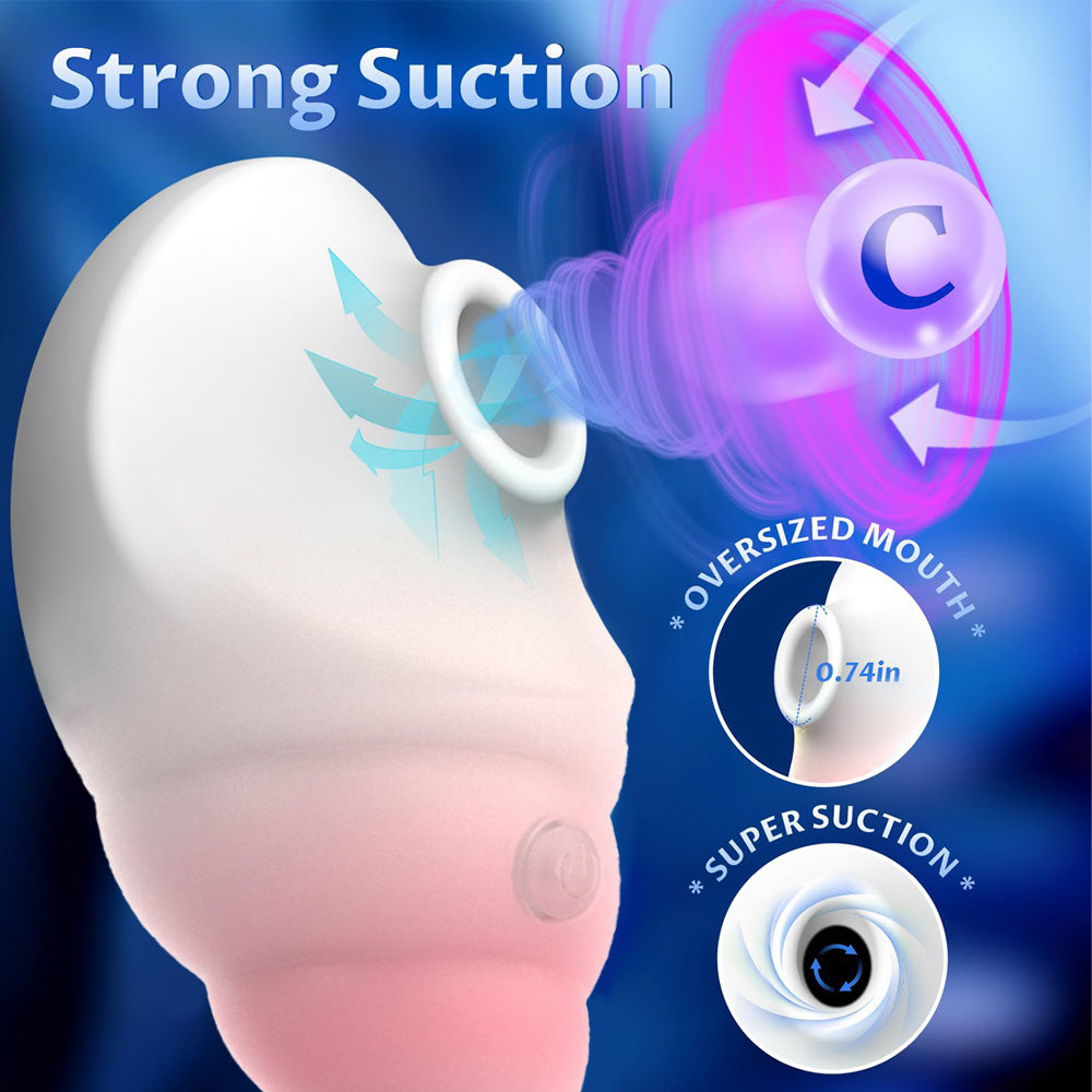 Venusfun Conch Suction Vibe Egg Vibrator Mini Sucking Toy For Foreplay