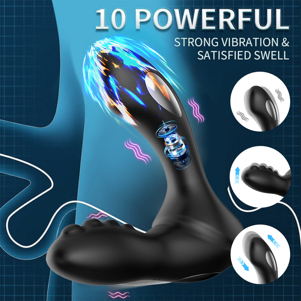 Venusfun Gladiator Electric Shock Vibrating Prostate Massager Anal Plug