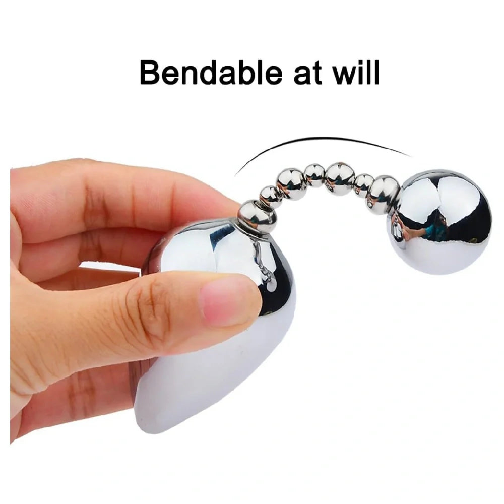 Double Head Rotatable Metal Butt Plug anesidora Double Head Rotatable Metal Butt Plug anesidora