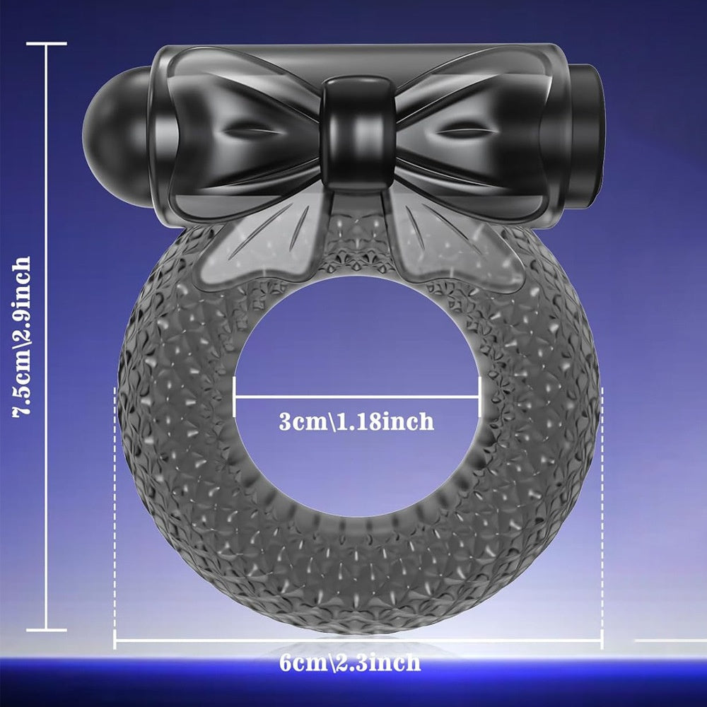 Venusfun Cock Ring with Bullet Vibrator With 10 Vibrating Speeds