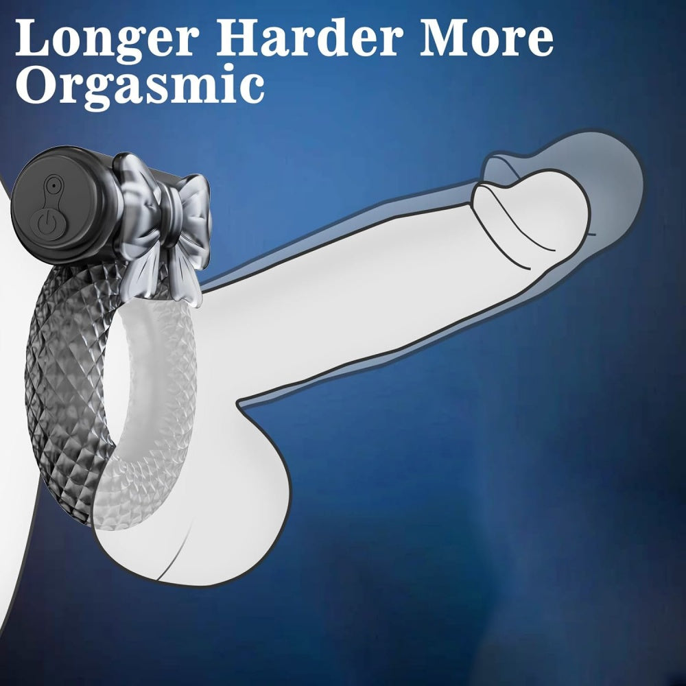 Venusfun Cock Ring with Bullet Vibrator With 10 Vibrating Speeds