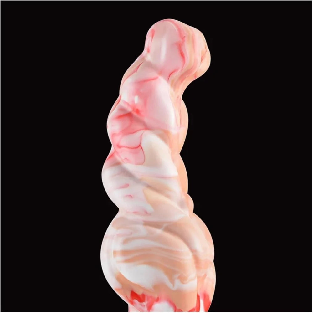 Venusfun 7.3 Inch Silicone Monster Dildo Realistic Anal G-Spot Suction Cup Toy for Couples
