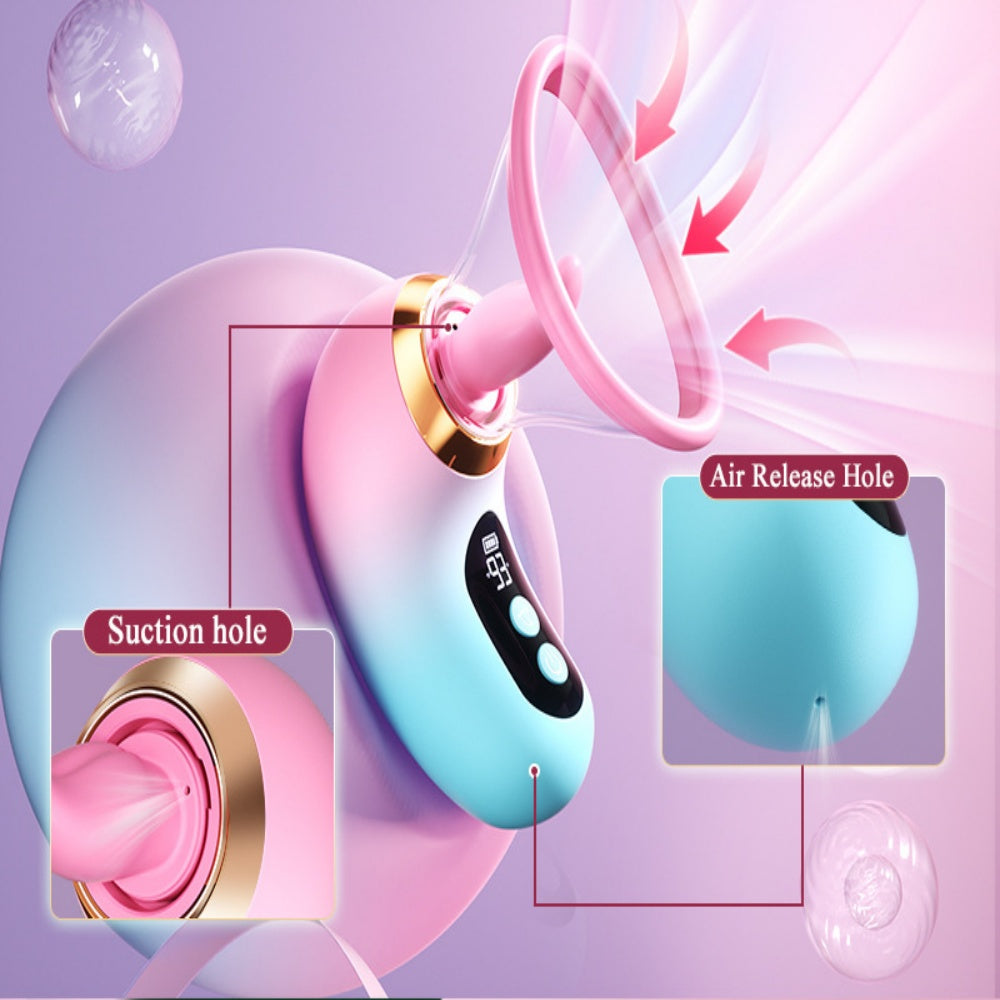 Venusfun Tongue Licking & Sucking G-Spot Stimulator Vibrator