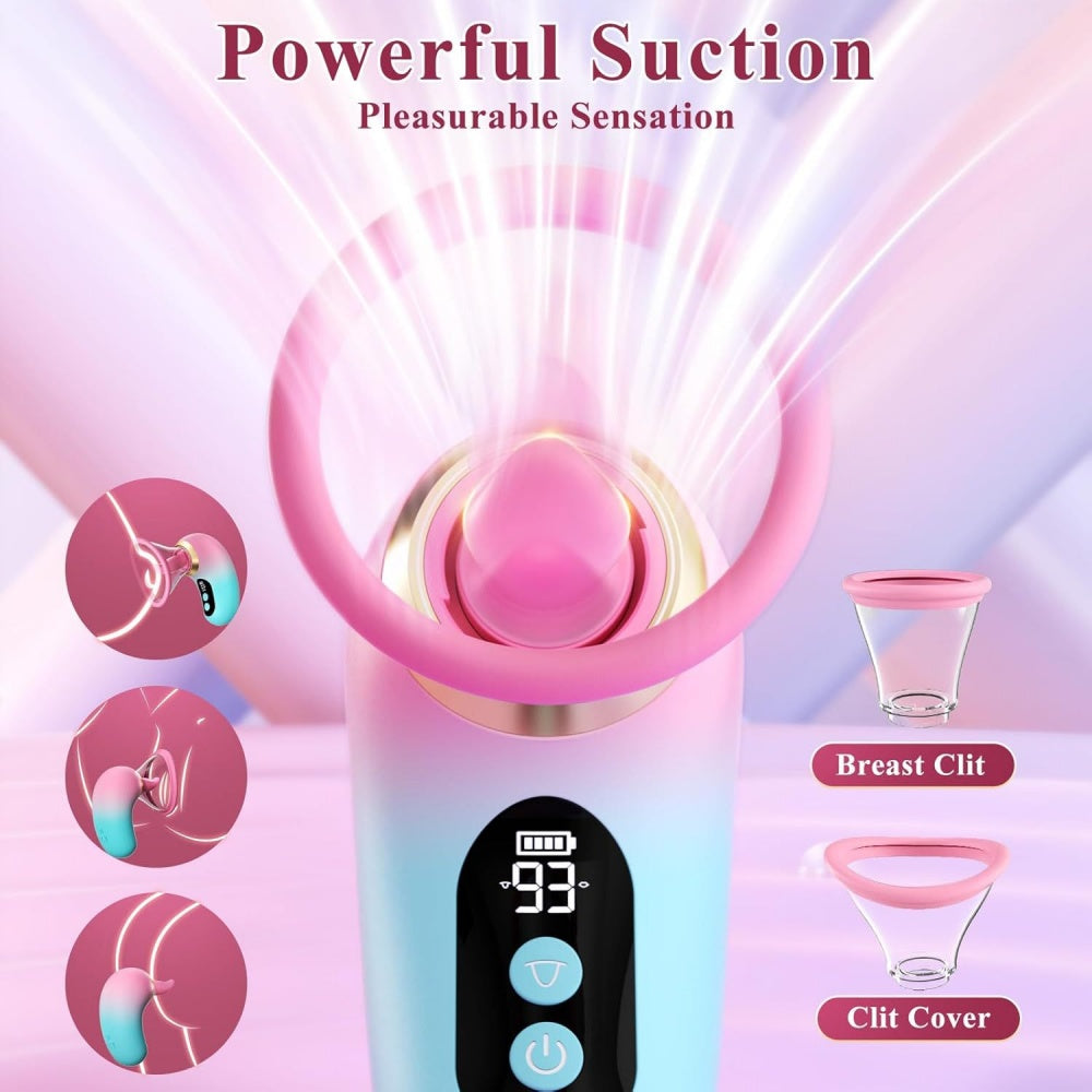 Venusfun Tongue Licking & Sucking G-Spot Stimulator Vibrator