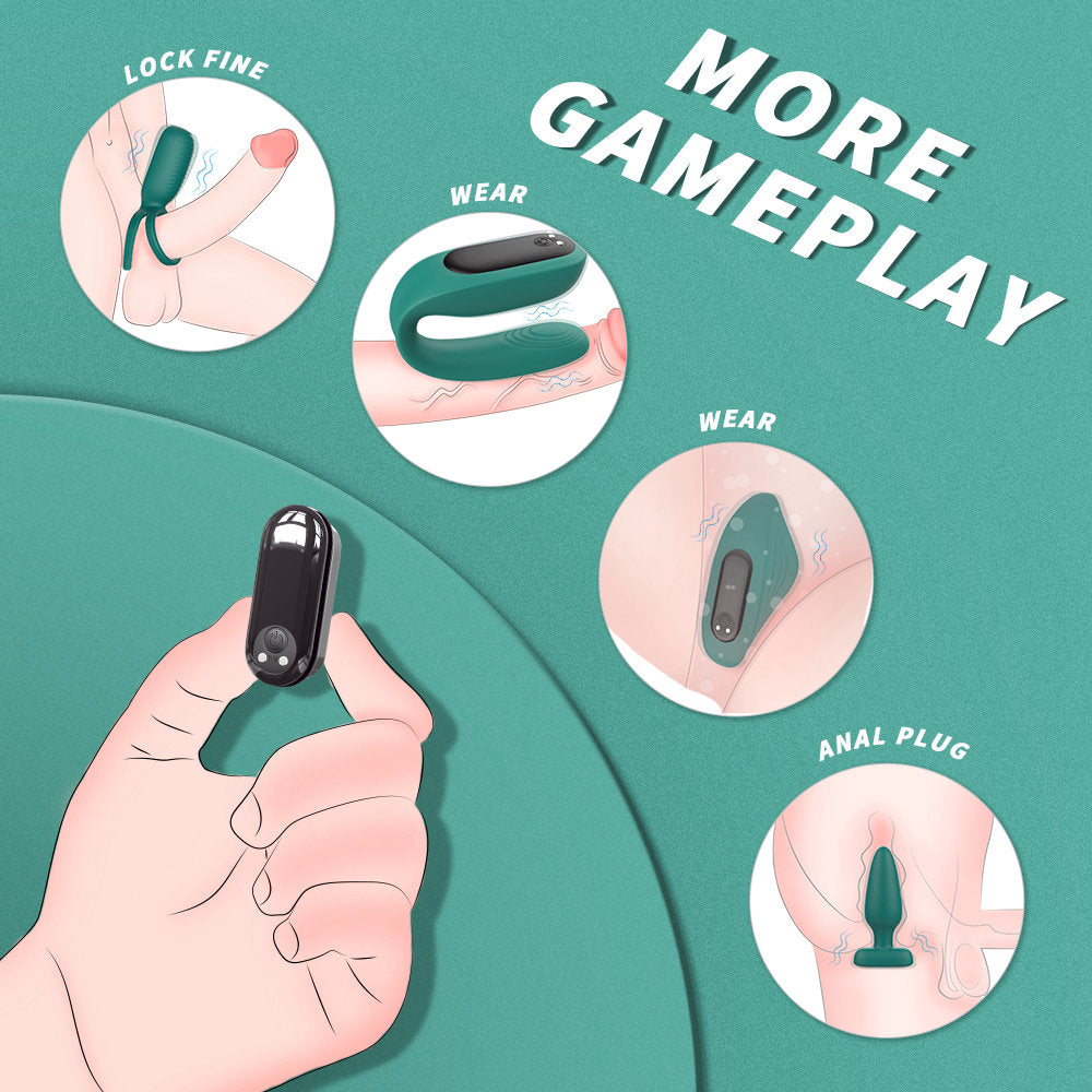Xinghaoya Remote Vibrating Couples Pleasure Kit