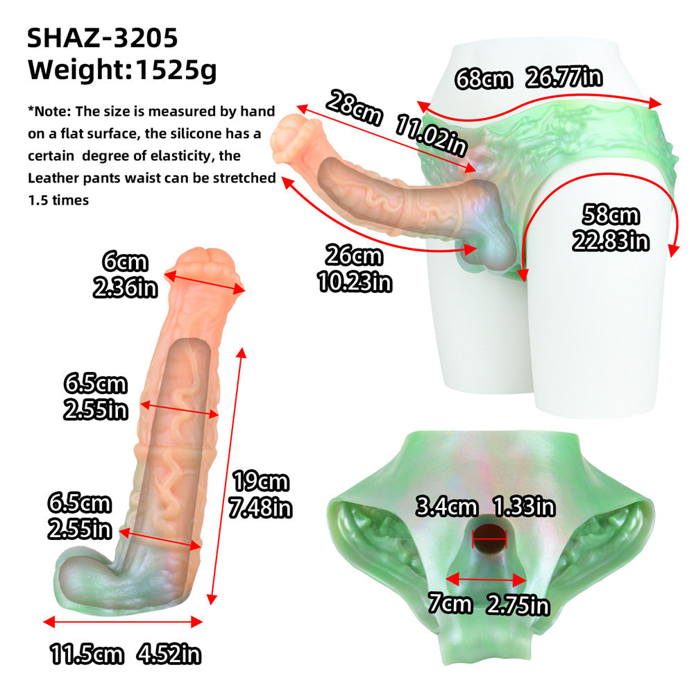 Xinghaoya Silicone Hollow Dildo Strap-On