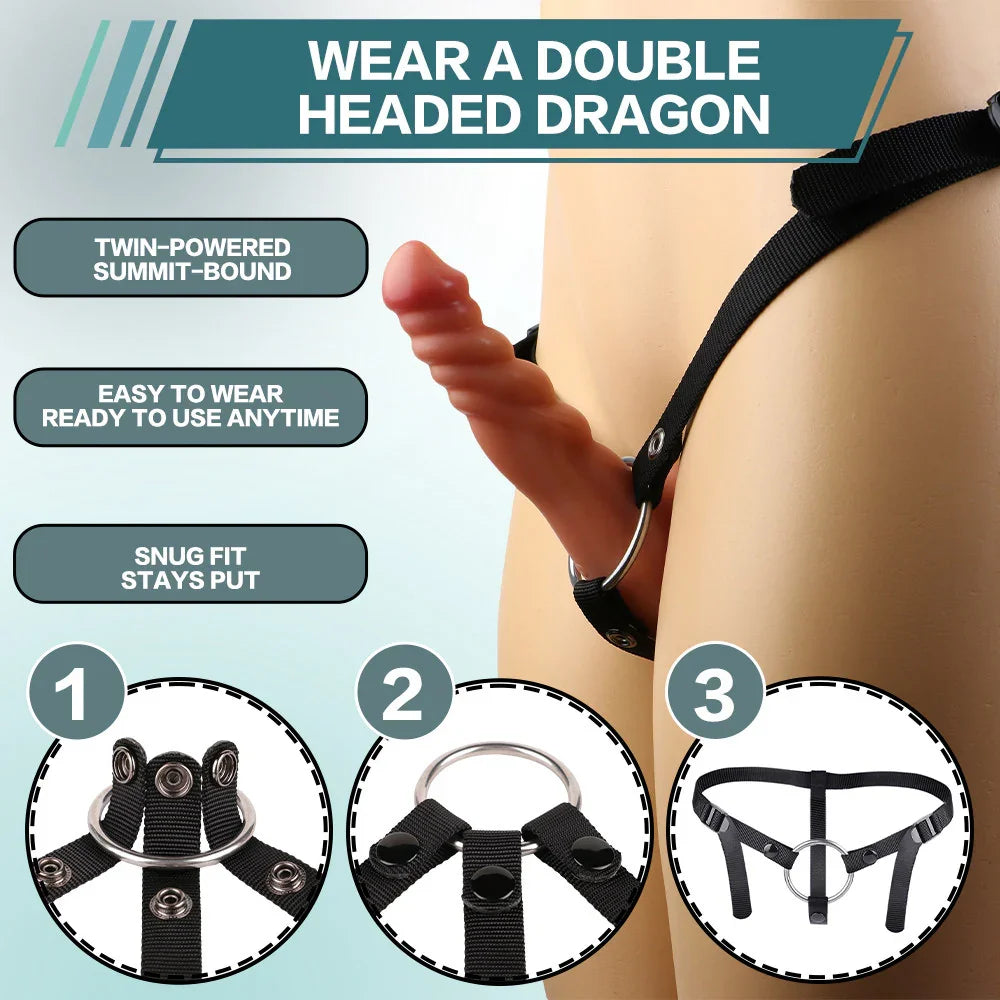 Xinghaoya Wearable Remote Vibrating Strap-On