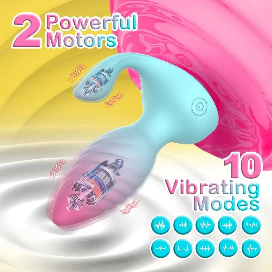 Crystal Vibration Butt Plug with Remote Control anesidora Crystal Vibration Butt Plug with Remote Control anesidora
