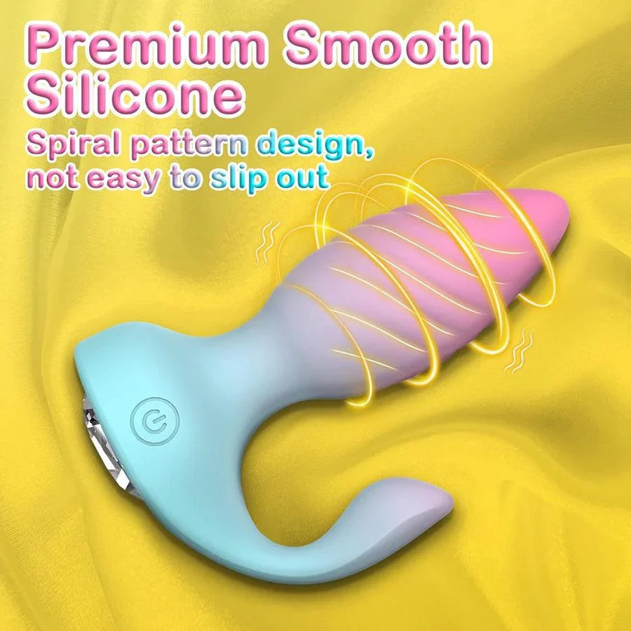 Crystal Vibration Butt Plug with Remote Control anesidora Crystal Vibration Butt Plug with Remote Control anesidora